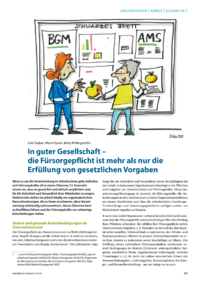 Dokument In guter Gesellschaft – die Fürsorgepflicht ist mehr als nur die Erfüllung von gesetzlichen Vorgaben