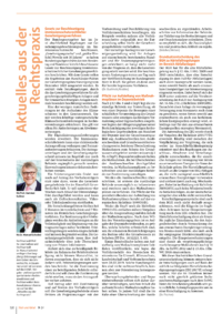Dokument Aktuelles aus der Rechtspraxis