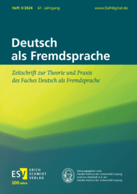 Dokument Deutsch als Fremdsprache Ausgabe 03 2024