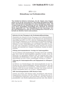 Dokument BTO 1.2.5 Behandlung von Problemkrediten