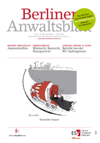 Dokument Berliner Anwaltsblatt Ausgabe 10 2024
