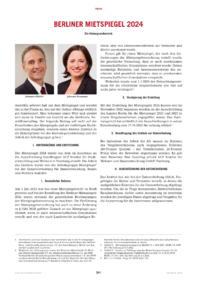 Dokument Berliner Mietspiegel 2024