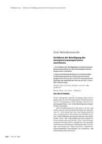 Dokument Verfahren der Beteiligung des Gesamtvertrauenspersonenausschusses