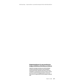 Dokument Gegenstandswert in personalvertretungsrechtlichem Beschlussverfahren