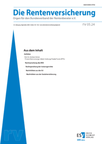 Dokument Die Rentenversicherung Ausgabe 05 2024