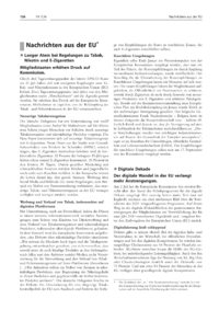 Dokument Nachrichten aus der EU