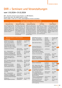 Dokument DIIR – Seminare und Veranstaltungen vom 1.10.2024 – 31.12.2024