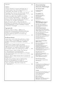 Dokument Inhaltsverzeichnis / Impressum