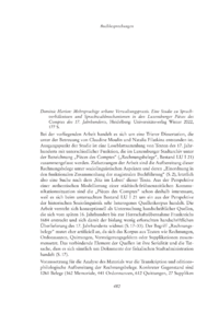 Dokument Dominic Harion: Mehrsprachige urbane Verwaltungspraxis. Eine Studie zu Sprachverh&auml;ltnissen und Sprachwahlmechanismen in den Luxemburger Pieces des Comptes des 17. Jahrhunderts