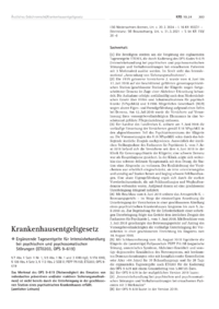 Dokument Ergänzende Tagesentgelte für Intensivbehandlung bei psychischen und psychosomatischen Störungen (ET0203, OPS 9-619)