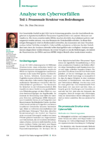 Dokument Analyse von Cybervorfällen