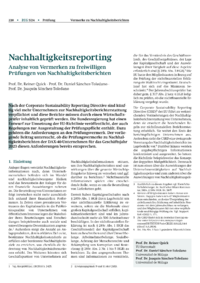 Dokument Nachhaltigkeitsreporting