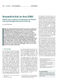 Dokument Konnektivität in den ESRS