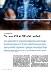 Dokument Die neue ASR A6 Bildschirmarbeit