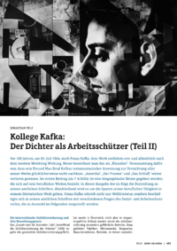 Dokument Kollege Kafka: Der Dichter als Arbeitsschützer (Teil II)