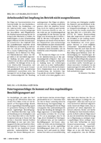 Dokument Aktuelle Rechtsprechung