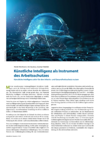 Dokument Künstliche Intelligenz als Instrument des Arbeitsschutzes
