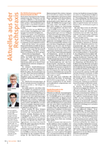 Dokument Aktuelles aus der Rechtspraxis