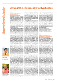 Dokument Stellungnahmen aus den Umweltverbänden
