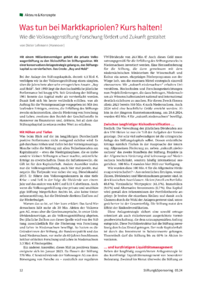 Dokument Was tun bei Marktkapriolen? Kurs halten!