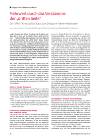 Dokument Mehrwert durch das Verständnis der „dritten Seite“