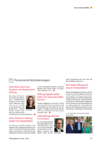 Dokument Personen & Veränderungen
