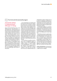 Dokument Termine & Veranstaltungen