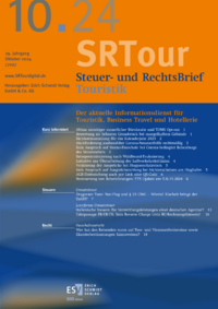 Dokument Steuer- und RechtsBrief Touristik Ausgabe 10 2024