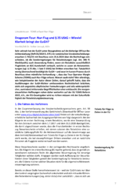 Dokument Dragoram Tour: Nur-Flug und § 25 UStG – Wieviel Klarheit bringt der EuGH?