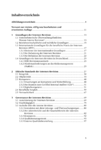 Dokument Inhaltsverzeichnis