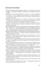 Dokument Literaturverzeichnis