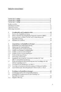 Dokument Inhaltsverzeichnis