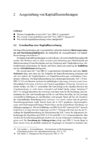 Dokument Ausgestaltung von Kapitalflussrechnungen