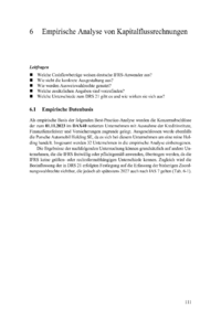 Dokument Empirische Analyse von Kapitalflussrechnungen