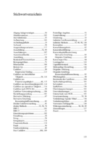 Dokument Stichwortverzeichnis