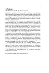 Dokument Geleitwort
