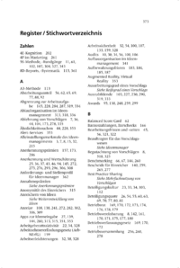 Dokument Register / Stichwortverzeichnis