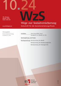 Dokument WzS Wege zur Sozialversicherung Ausgabe 10 2024