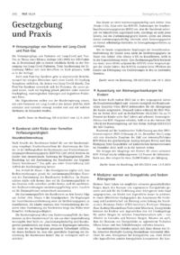 Dokument Versorgungslage von Patienten mit Long-Covid und Post-Vac