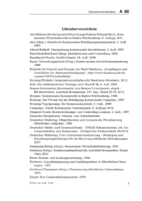 Dokument Literaturverzeichnis