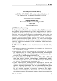 Dokument Handelsgesetzbuch (HGB)