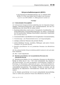 Dokument Körperschaftsteuergesetz (KStG)