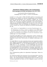 Dokument Hoheitliche Hilfsgeschäfte in der kommunalen Entsorgungswirtschaft im Rahmen des § 2b UStG