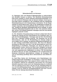 Dokument § 9 Bekanntmachung von Satzungen
