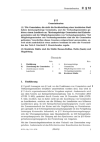 Dokument § 12 Gemeindearten
