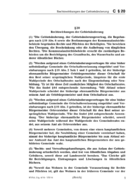 Dokument § 20 Rechtswirkungen der Gebietsänderung