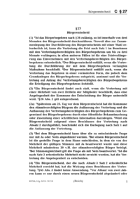 Dokument § 27 Bürgerentscheid