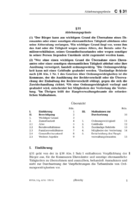 Dokument § 31 Ablehnungsgründe