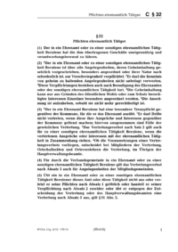 Dokument § 32 Pflichten ehrenamtlich Tätiger