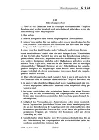 Dokument § 33 Mitwirkungsverbot
